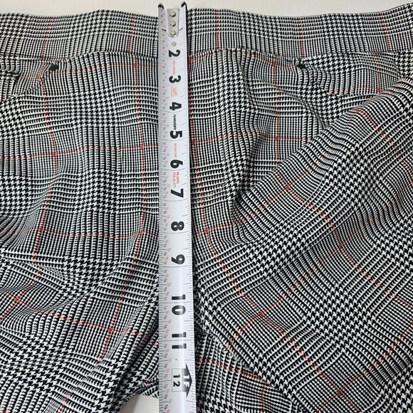 Seven 7 Women Pull On Legging Black White Red Plaid Elastic Waist Size XL - Picture 9 of 11